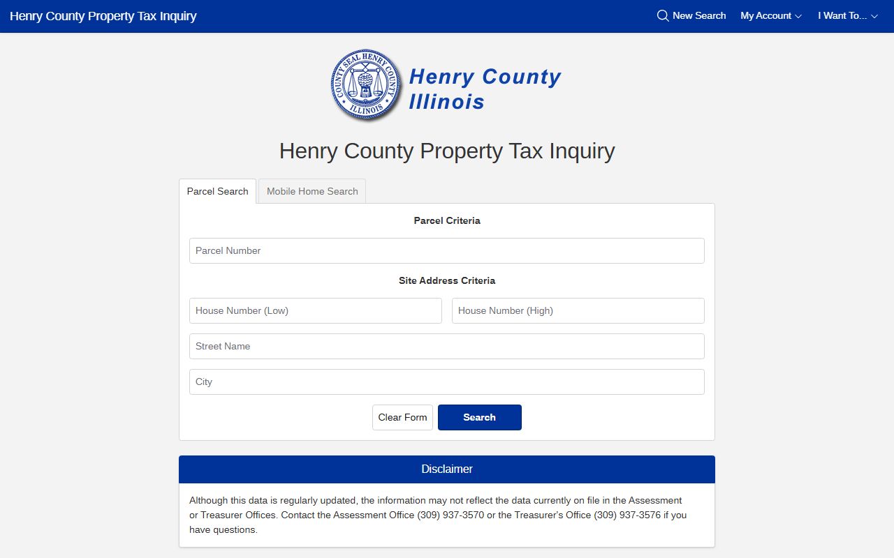 Henry County tax search portal for Henry County property tax records