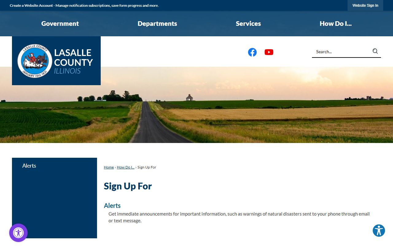 LaSalle County assessment appeals page for LaSalle County property tax records