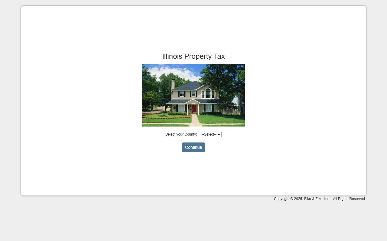 Illinois Property Tax Public Inquiry tool for Illinois property tax records